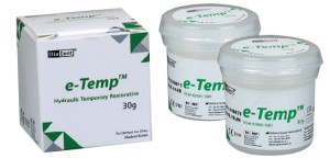 e-temp Füllungsmaterial / temporäre Verschlussmasse, 30 g, je 1 Stück