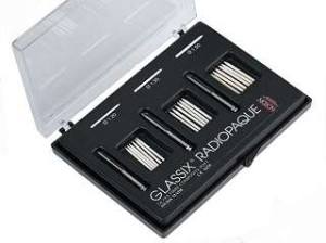 GLASSIX Glasfiber-Stifte, Set mit 18 Stiften in 3 Stärken