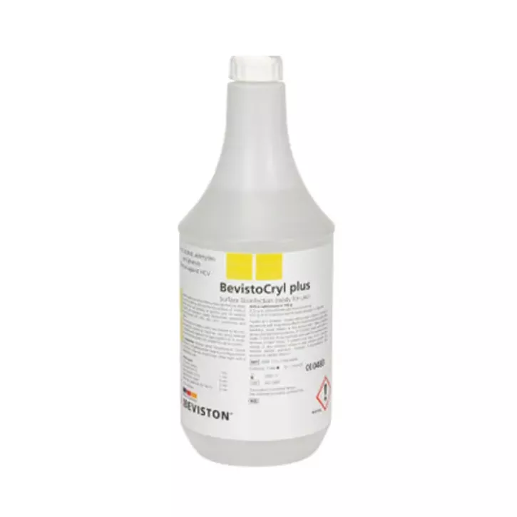 BevistoCryl plus, alkoholfreie Oberflächendesinfektion, 12 x 1 Liter-Flasche (ohne Sprühkopf)