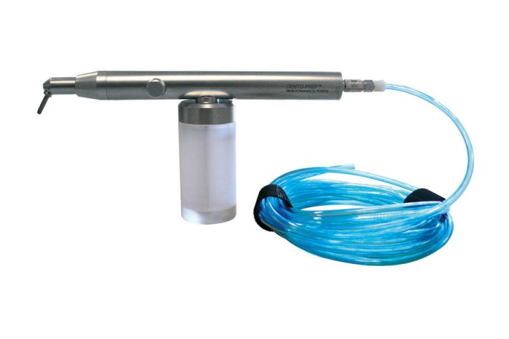 DENTO-PREP Mikro Pulverstrahlgerät komplatt mit Schnellkupplung und Schlauch, 1 Stück