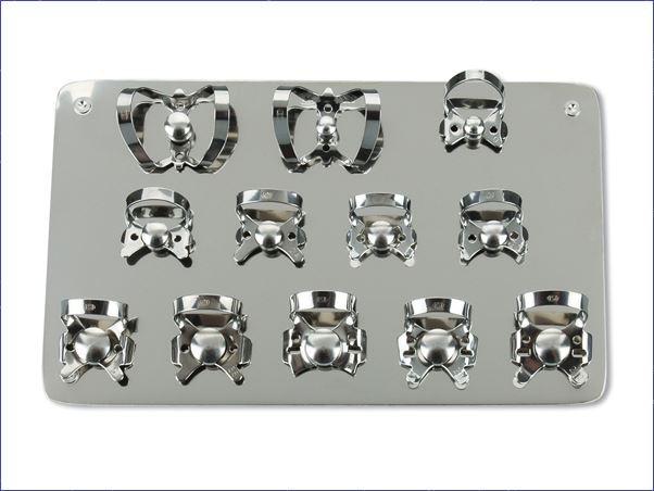 Fit Kofferdam Klammerbords, verschiedene Ausführungen, je 1 Stück