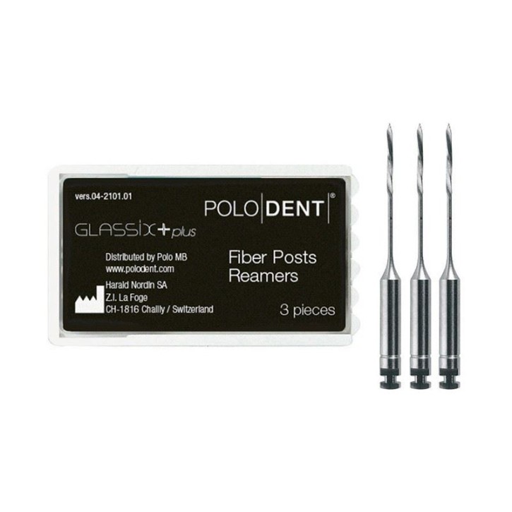 GLASSIX+ PLUS Pilot-Reamer, Polo-Dent, 02-320, 3 Stück