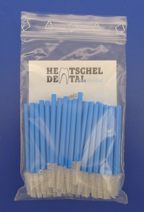 H34 Interdental-Bürsten, blau / konisch, Ø: 3 - 6,5 mm, 50 Stück