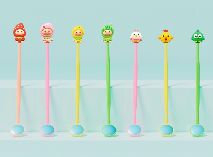 Mundspiegel  Brillant Kids, sortiert, Ø: 19 mm, sortiert, 20 Stück