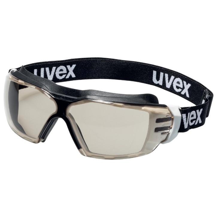 iSpec Vollsichtschutzbrille, Rahmen in schwarz, weiß, 1 Stück