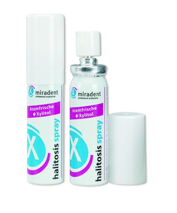 Halitosis Spray, Mundpflegespray gegen Mundgeruch, Sprühdose mit 15 ml