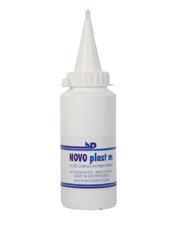 Novoplast M Pulver, modellierkunststoff, rot oder clear (transparent), je 1 Stück