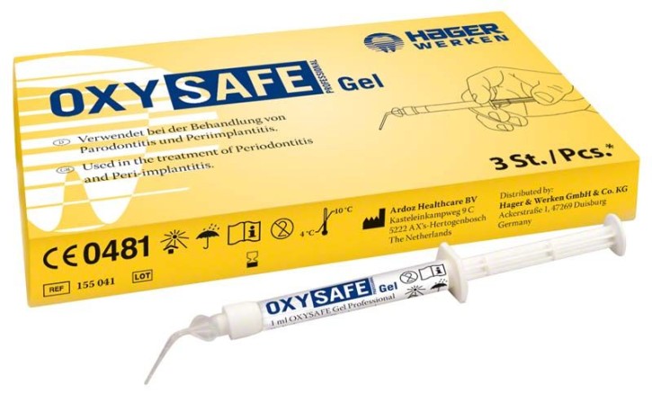 OXYSAFE Gel Professional, 3 Spritzen mit je 1 ml