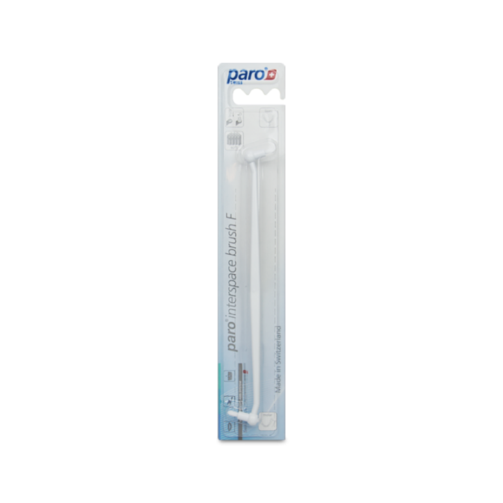 paro interspace brush F, Handgriff mit 2 Einbüschelbürsten, 1 Stück