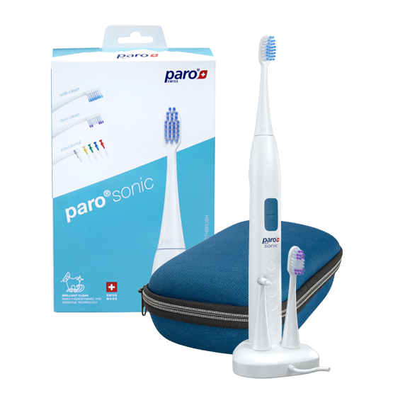paro sonic G3 Fullset, elektrische Schallzahnbürste 760, weiß, 1 Stück