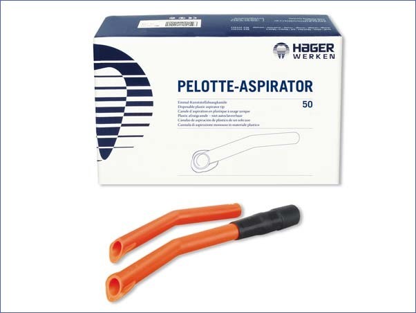 Pelotte-Aspirator Absaugkanüle, orange oder weiß, je 50 Stück