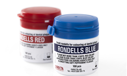 Rondell red oder blue, Plaqueindikator, je 100 Pellets