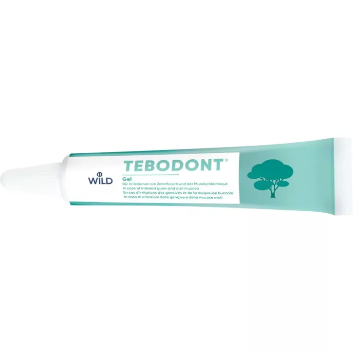 TEBODONT Gel, Zahnpflegegel mit 2 % Teebaumöl, 1 Tube mit 18 ml