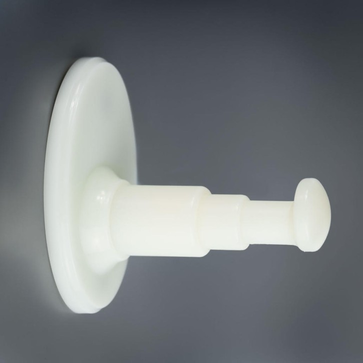 Teleskop Wandhaken, weiß, 2 Stück