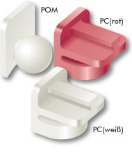 V1 Matrize, Kunststoff PC weiß, Ø: 3,0 mm, 1 Stück (PC rot ist ausverkauft!)