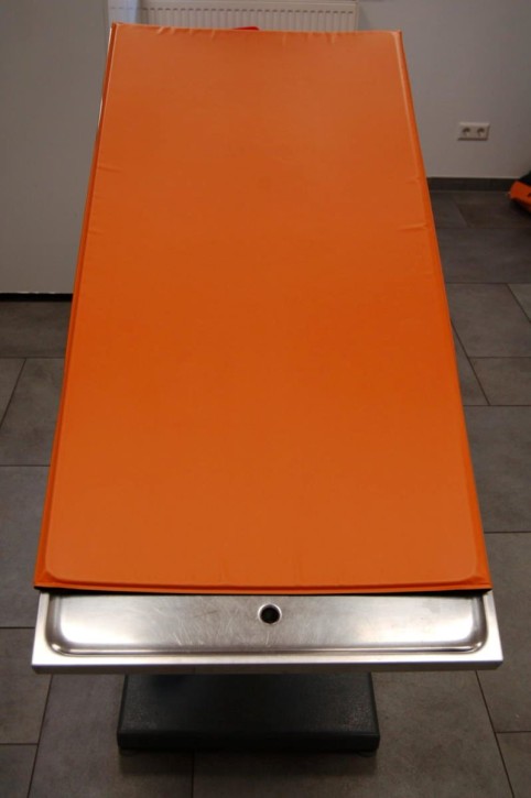 VETFORM OP-Tischauflage, 4 Griffe, orange/schwarz, je 1 Stück