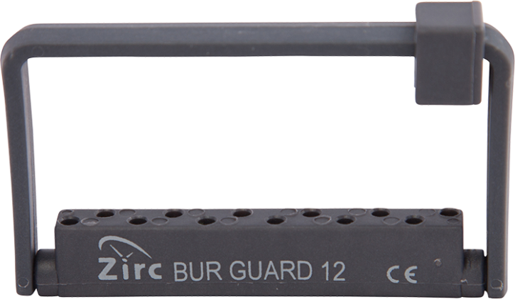 Zirc 12-Loch Steri Bur Guard, grau, (Chirurgie) für 12 Instrumente, 1 Stück