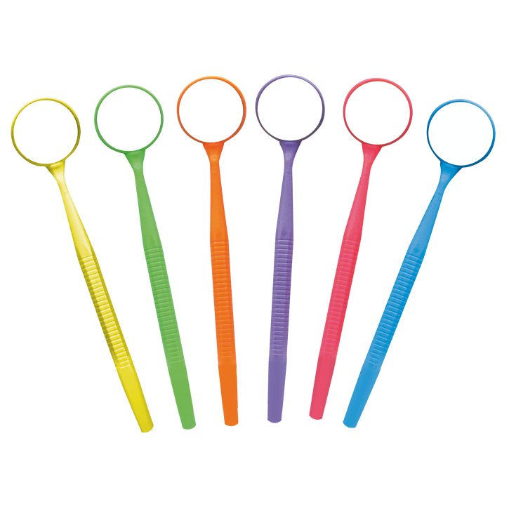 Zirc Mega Mirror Prophylaxe Mundspiegel für Kinder, je 1 Stück