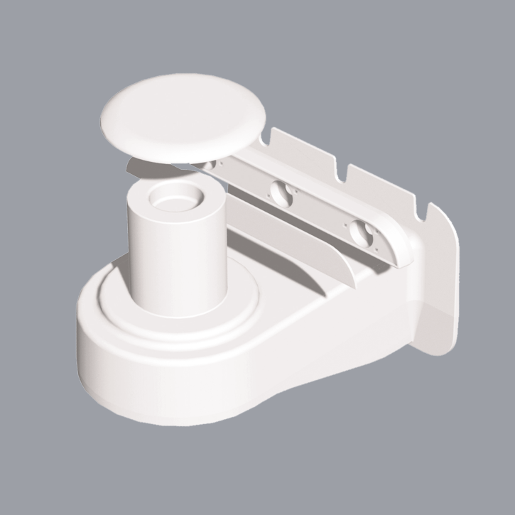 Zirc E-Z Access Wandhalterung für Anbautray, je 1 Stück