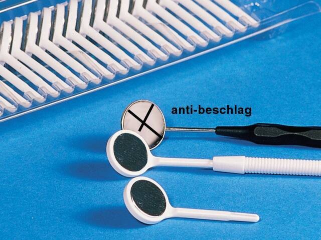Mirodent, 100 Spiegel mit 4 Griffen (einendig), 1 Pack