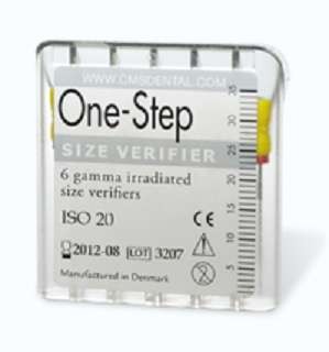 One-Step Prüfinstrumente, ISO 20-60, je 6 Stück