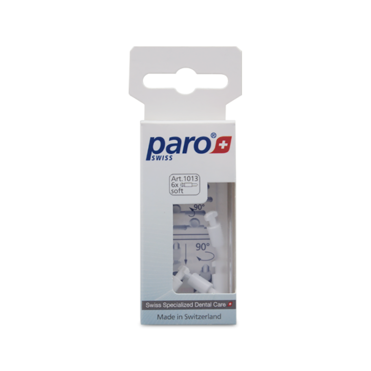 paro interspace brush F, soft, Einbüschelbürsten, Nachfüllpack, 6 Stück oder 100 Stück