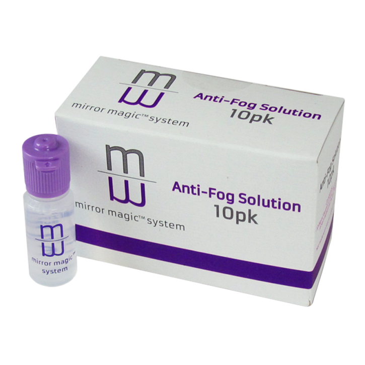 Zirc Mirror-Magic Anti-Fog Solution, 10 Flaschen Antibeschlaglösung je 6 ml