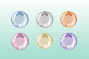 DJ 50 DJ 51 DJ 52 DJ 53 DJ 54 DJ 55 Dental Jewels, Kreis, Ø: 1,8 mm