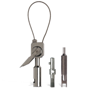 KKD Single Loop Tip, Set mit Single Loop Tip, Adapter, Schlüssel und Ersatzseil