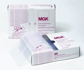 MGK Endlos Röntgen Filmtaschen, vollhaftend, Spenderbox mit 480 Stück