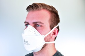 Miramask Atemschutzmasken FFP3 NR mit Kopfband, 50 Stück
