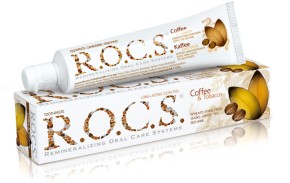 ROCS Coffee & Tobacco / Kaffee & Tabak Zahncreme, 74 g