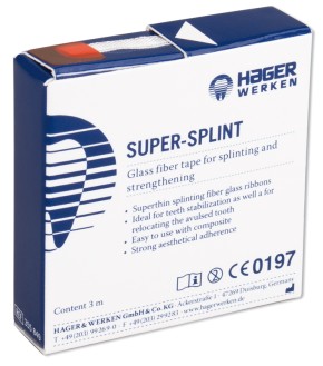 Super-Splint, Glasfaserband, 3 m Band, für bis zu 50 Anwendungen, 1 Stück