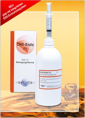 CHX-Endo 2% Reinigungslösungen, 50 ml, 200 ml, oder 500 ml